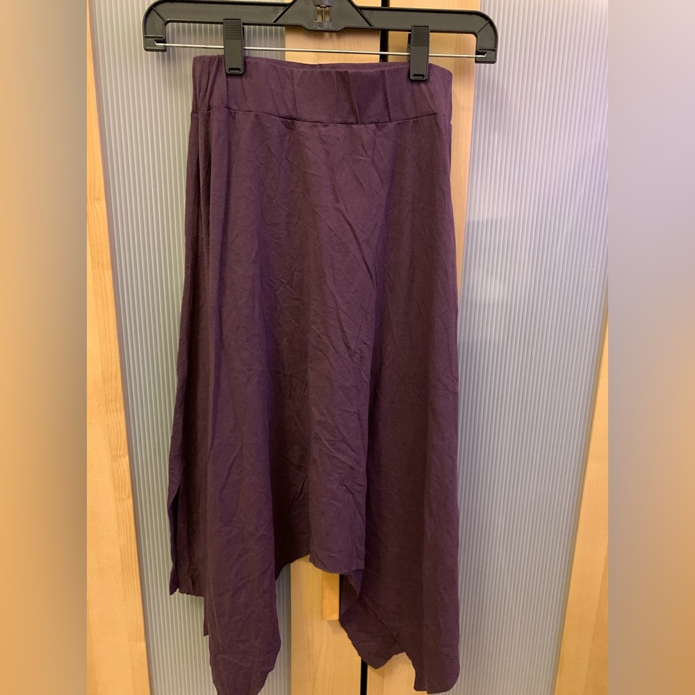 Indigenous Women's Purple Asymmetric Maxi Skirt